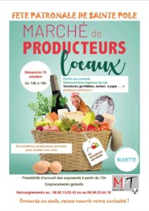 Fête Patronale de Sainte Pôle : Marché des Producteurs Locaux