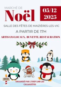 Marché de Noël à Maizières-lès-Vic (57)